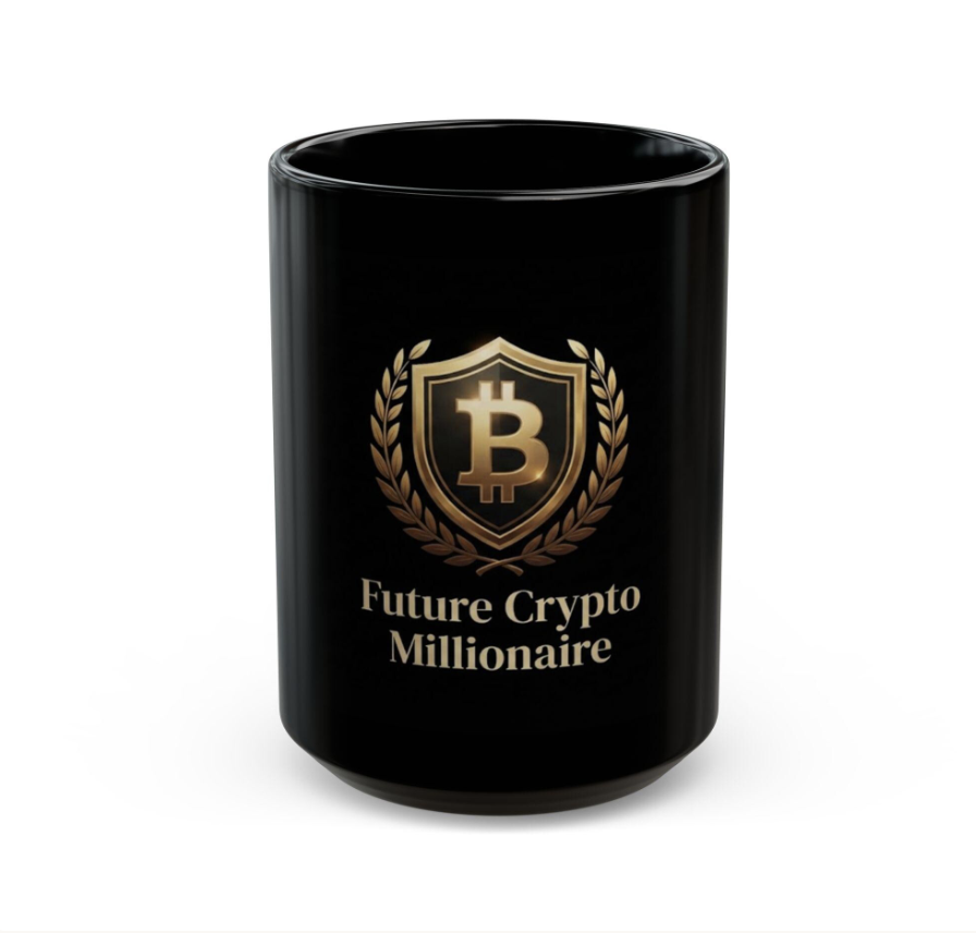 Future Crypto Millionaire Mug — Black